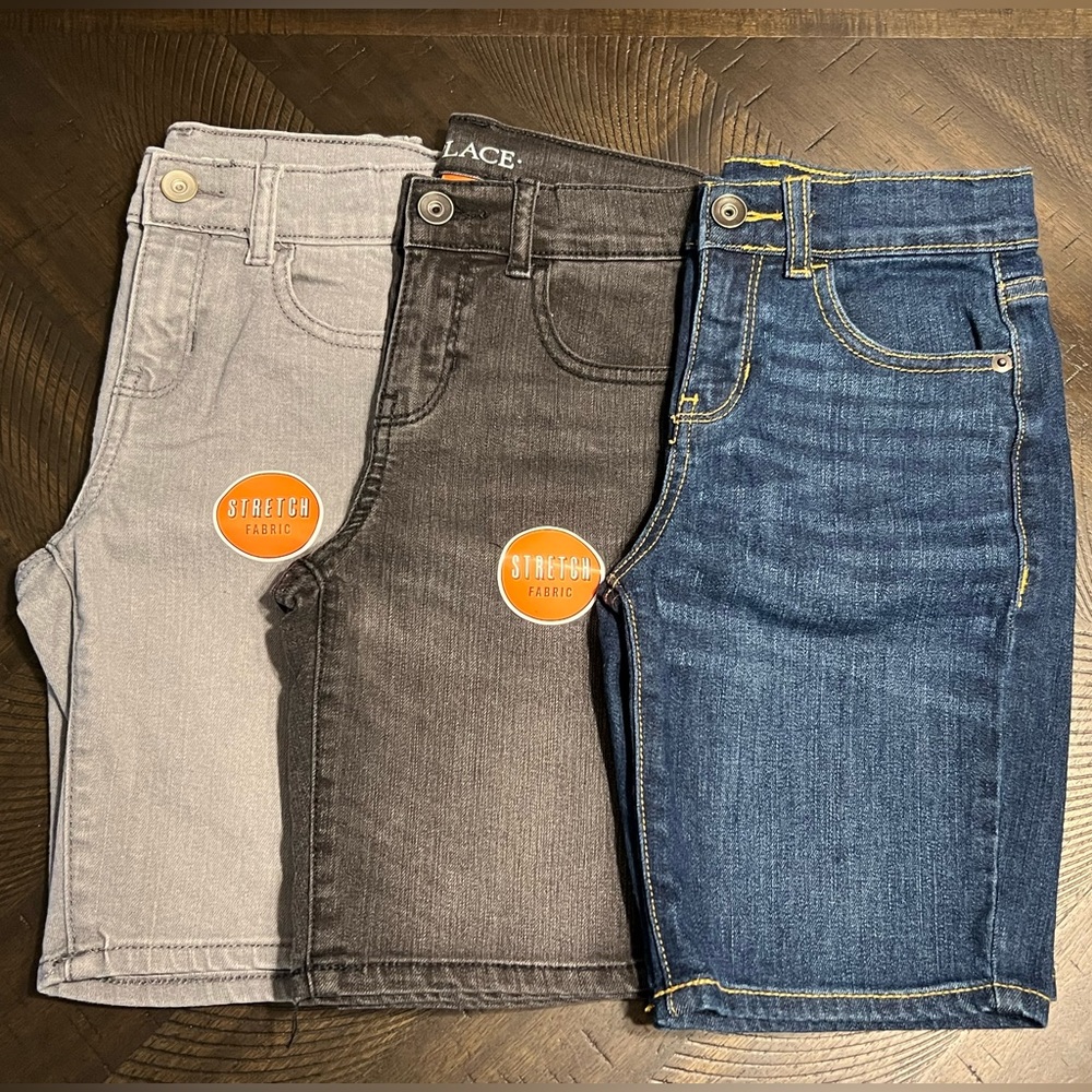 The Children’s Place Boys Denim Jean Shorts Set Size 6